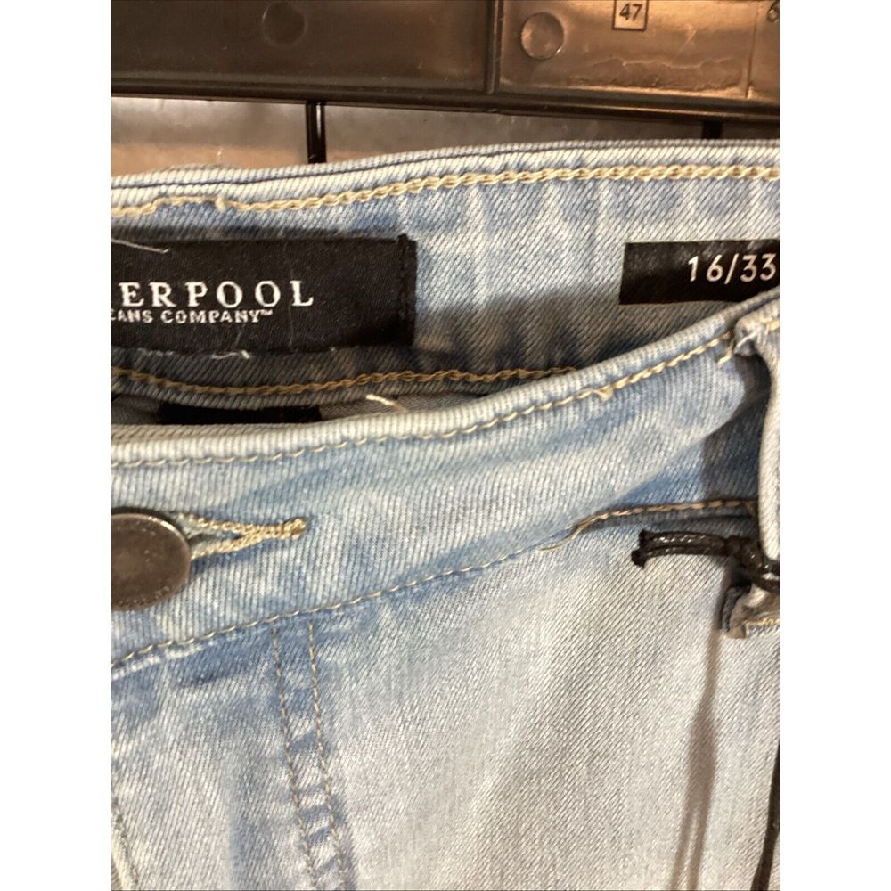 Liverpool Jeans Womens Size 16/33 Light Blue Stretch Blend Denim SKU# 59975‎ - Picture 5 of 9